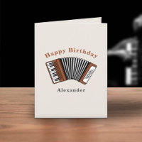 Accordion Birthday Card