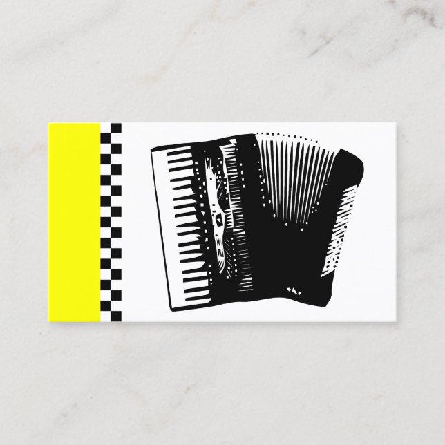 accordion. business card (Front)