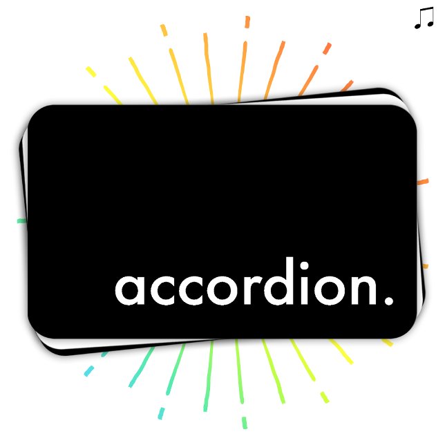 accordion. business card (Creator Uploaded)