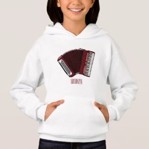 Accordion cartoon illustration