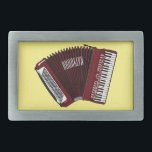 Accordion cartoon illustration belt buckle<br><div class="desc">Accordion cartoon illustration</div>