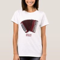 Accordion cartoon illustration