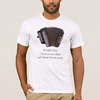 Accordion Caution T-Shirt