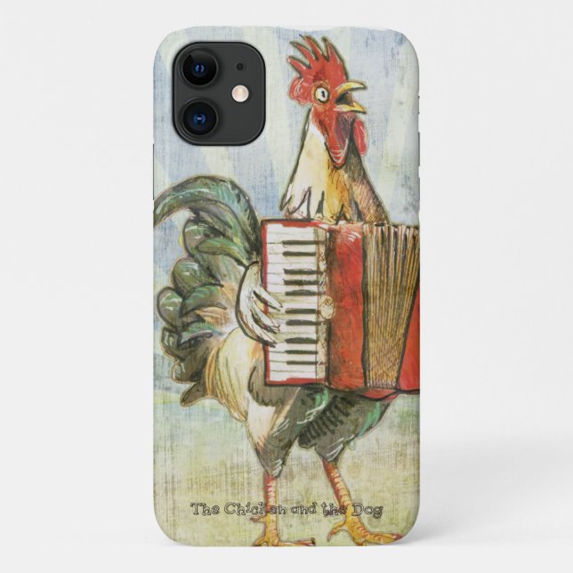 Accordion Chicken Case-Mate iPhone Case (Back)