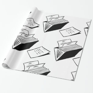 Accordion Folder Wrapping Paper