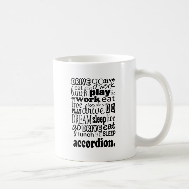 Accordion Gift Coffee Mug (Right)