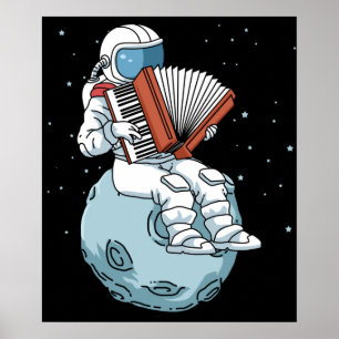Accordion Gift Men Accordion Music Gift Accordion Poster