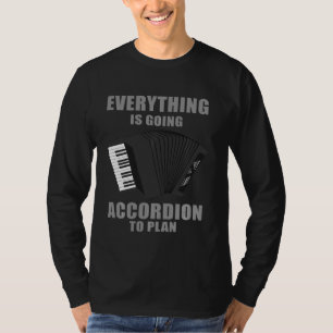 Accordion Men Women Cool Instrument Player Joke T-Shirt