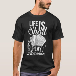 Accordion Music Instrument Player Beginner Lesson  T-Shirt