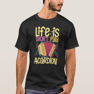 Accordion Music Instrument Player Beginner Lesson  T-Shirt