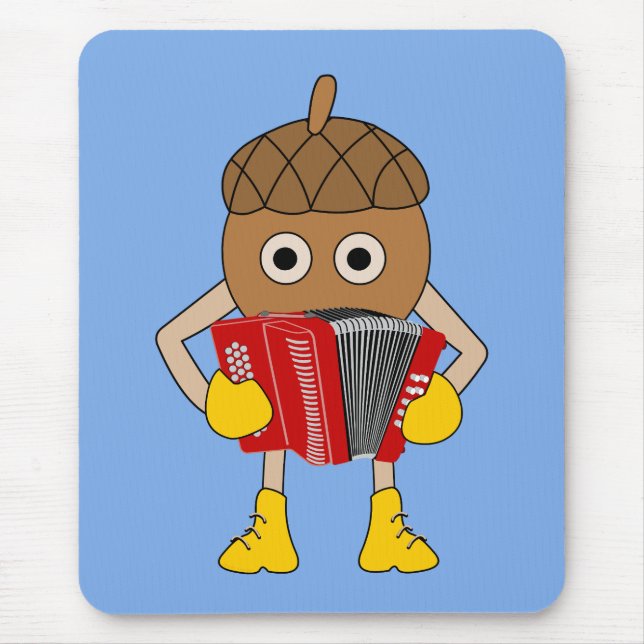 Accordion Nut Mouse Pad (Front)