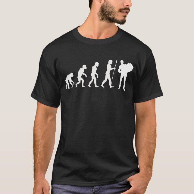 Accordion Player Evolution T-Shirt (Front)