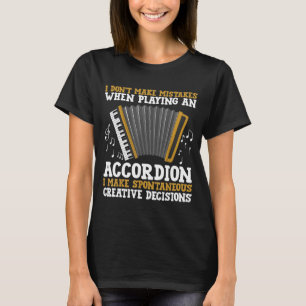 Accordion Player For Men Women Accordionists 2 T-Shirt