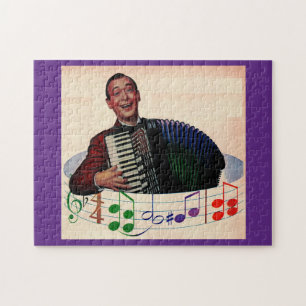 accordion player jigsaw puzzle