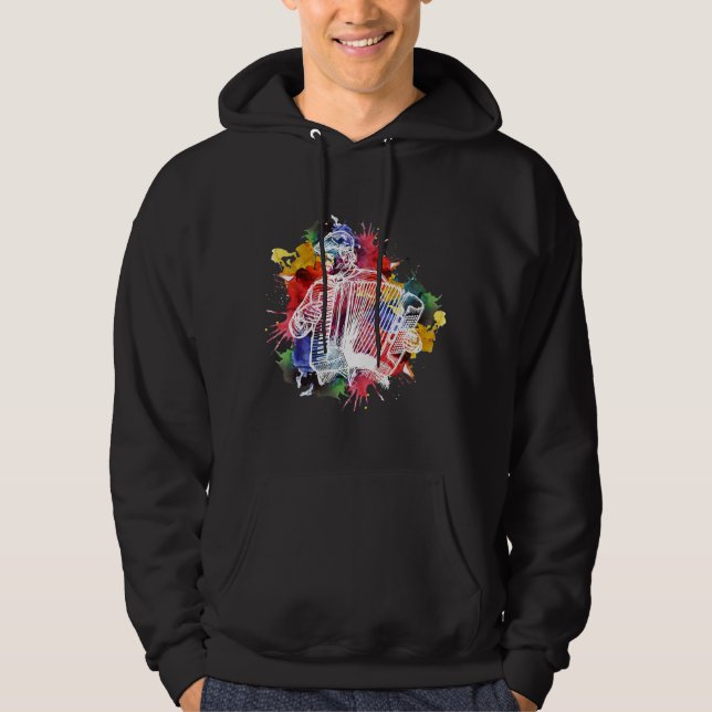 Accordion Player T Musician Tee (Front)
