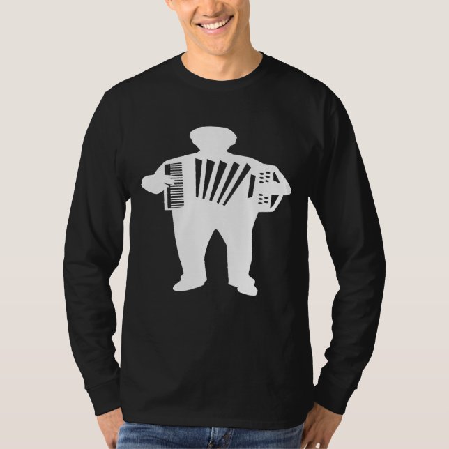 Accordion Player     T-Shirt (Front)