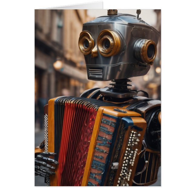 accordion playing astronaut (Front)