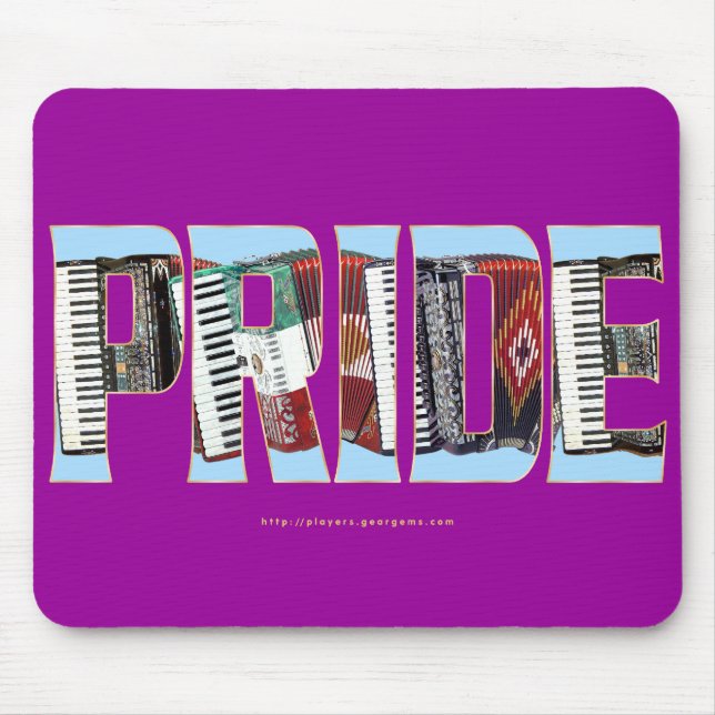 Accordion Pride Mouse Pad (Front)