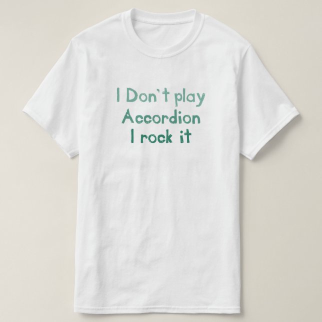 Accordion Rock It Tee (Design Front)