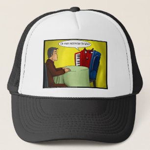 Accordion To Who Funny Gifts Tees & Cards Trucker Hat