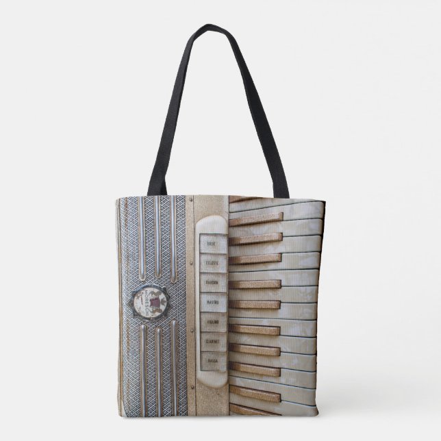 "accordion" TOTE BAG (Back)
