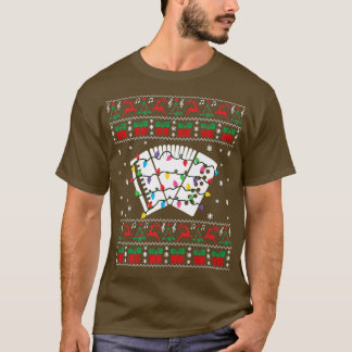 Accordion Ugly Christmas Sweater Accordion Xmas Li