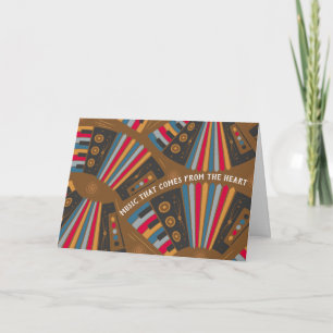 Accordionist Accordion Player Musician Birthday Card