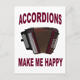 ACCORDIONS HAPPY.jpg Postcard