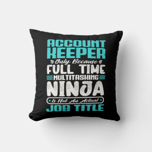 Account Keeper Job Title Profession Skills Cushion