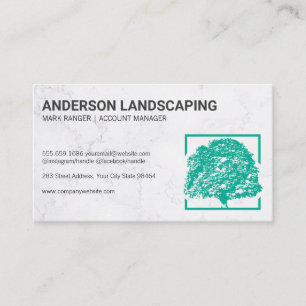Account Manager   Finance   Tree Logo Appointment Card