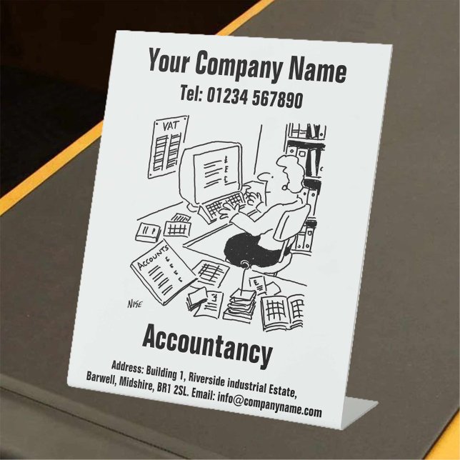 Accountancy Office Free-Standing Pedestal Sign (Creator Uploaded)