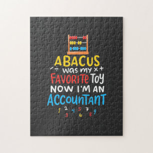 Accountant Abacus Was My Favourite Toy Jigsaw Puzzle