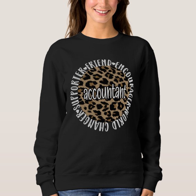 Accountant Appreciation Bookkeeper Accounting  1 Sweatshirt (Front)