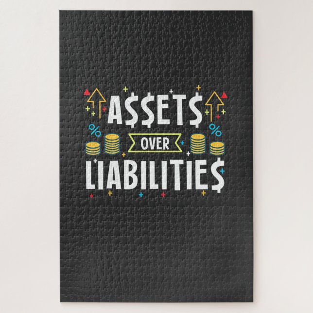 Accountant Assets Over Liabilities Jigsaw Puzzle (Vertical)