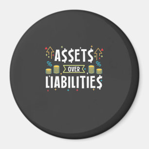 Accountant Assets Over Liabilities Magnet