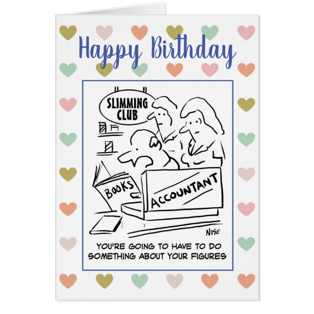 Accountant at a Slimming Club (Front)