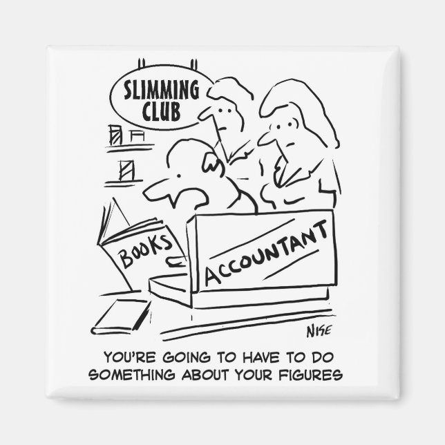 Accountant at Slimming Club Magnet (Front)