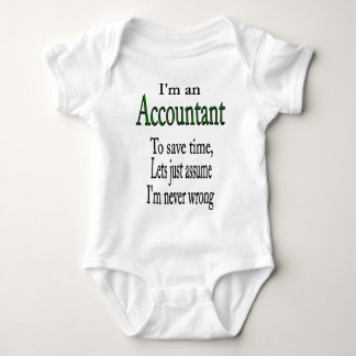 ACCOUNTANT BABY BODYSUIT