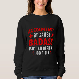 Accountant Bookkeeper Calculator Balance Finance A Sweatshirt