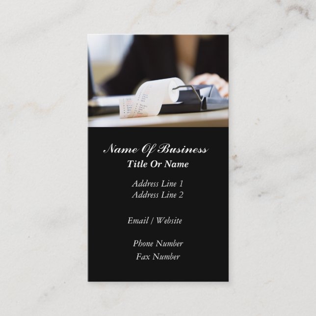 Accountant Business Card (Front)