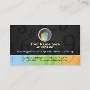 Accountant business cards