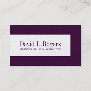 Accountant Business Cards