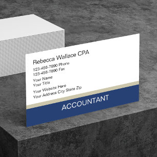 Accountant Business Cards