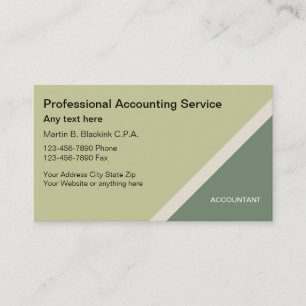 Accountant Business Cards