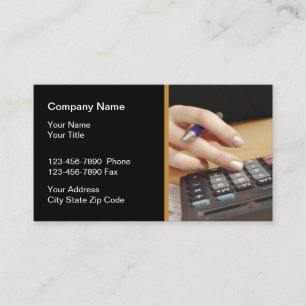 Accountant Business Services Card