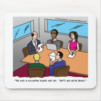 Accountant Cartoon Mousepad