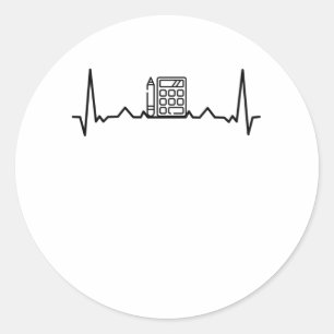 Accountant Classic Round Sticker