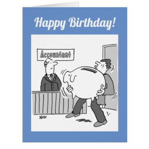 Accountant Client with Huge Piggy Bank