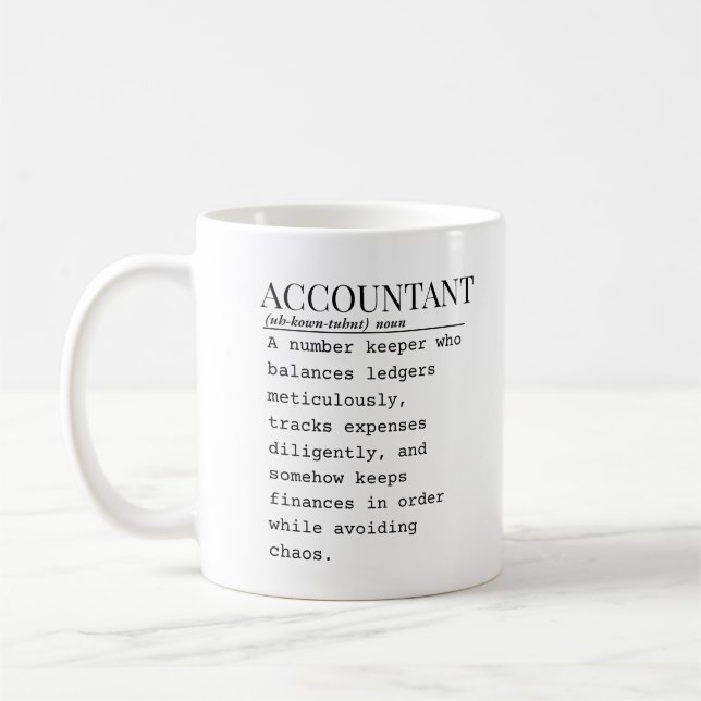Accountant Coffee Mug (Left)