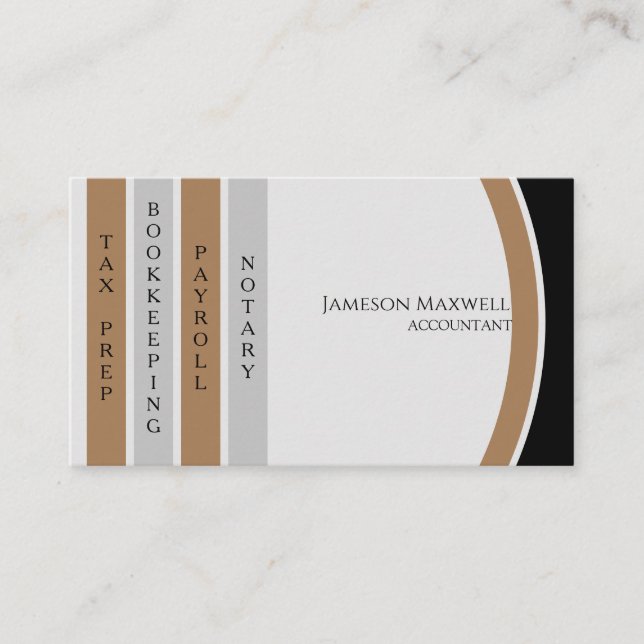 Accountant CPA II Business Card (Front)